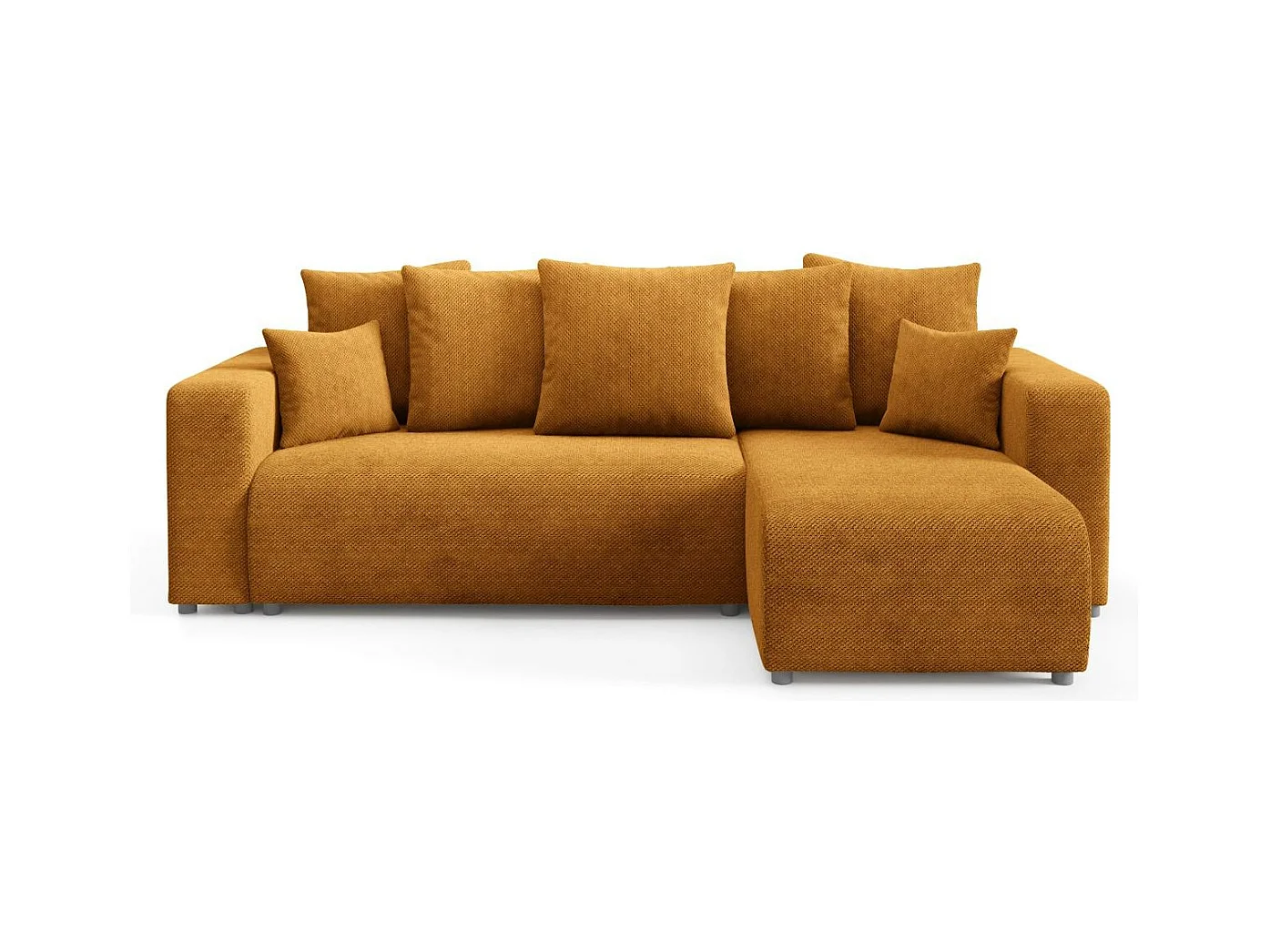 Ecksofa mit Schlaffunktion EVORA L Gelb