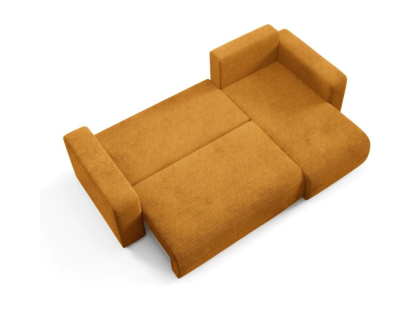 Ecksofa mit Schlaffunktion EVORA L Gelb