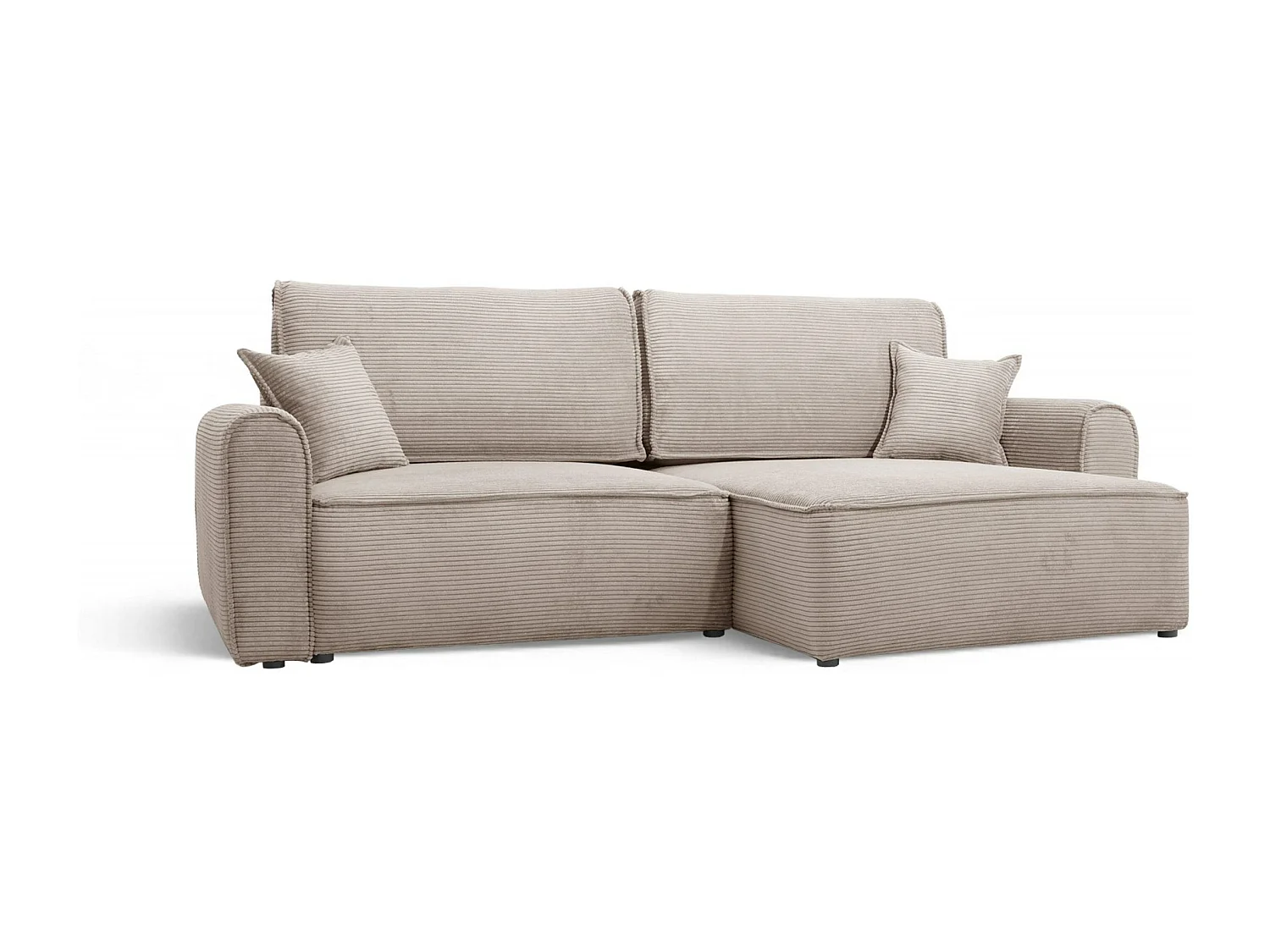 Canapé d'angle convertible MARTIN Beige