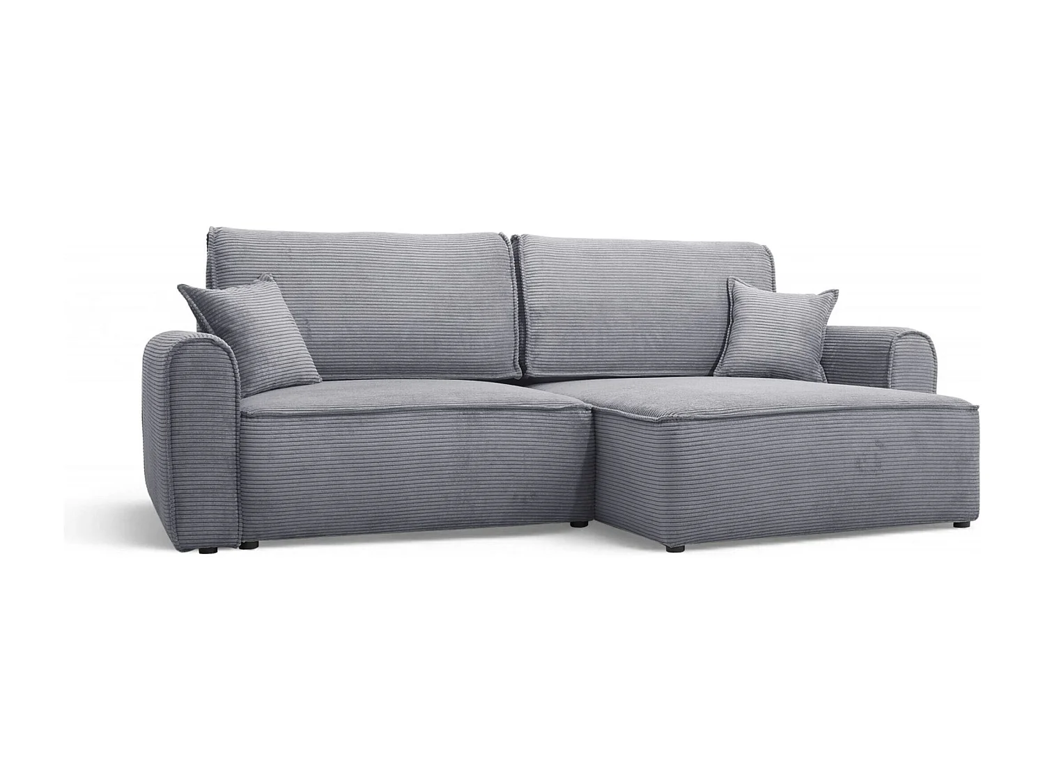 Canapé d'angle convertible MARTIN Gris