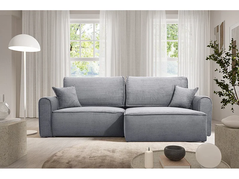 Ecksofa mit Schlaffunktion MARTIN Grau