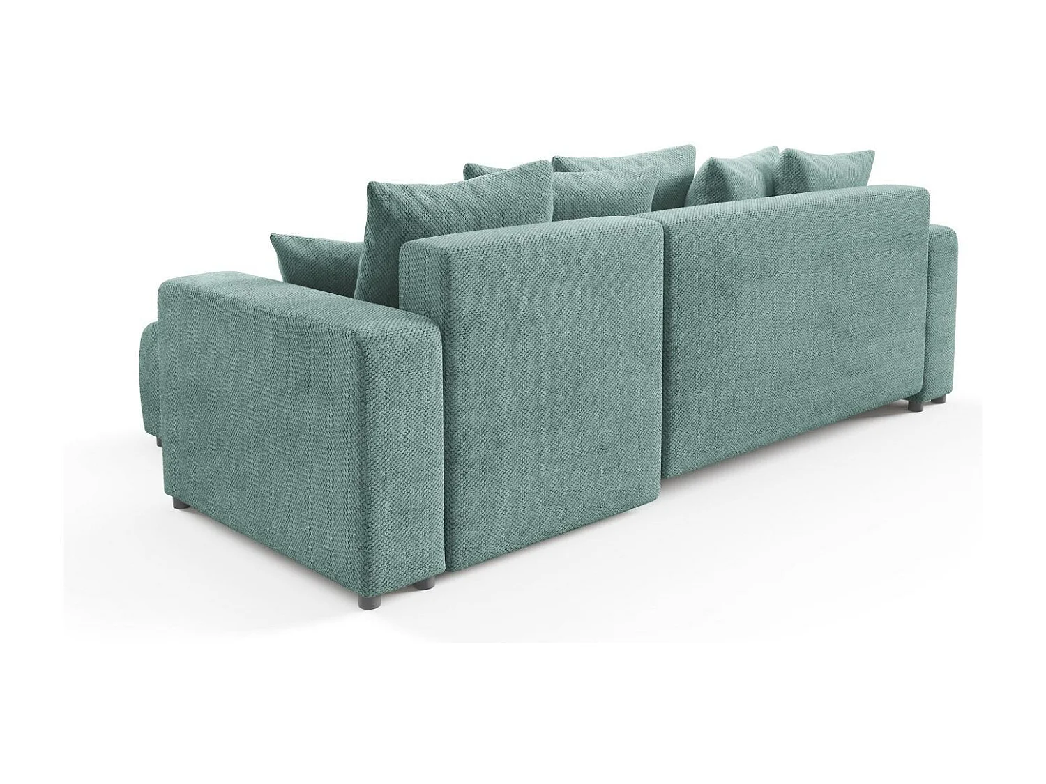 Ecksofa mit Schlaffunktion EVORA L Türkis