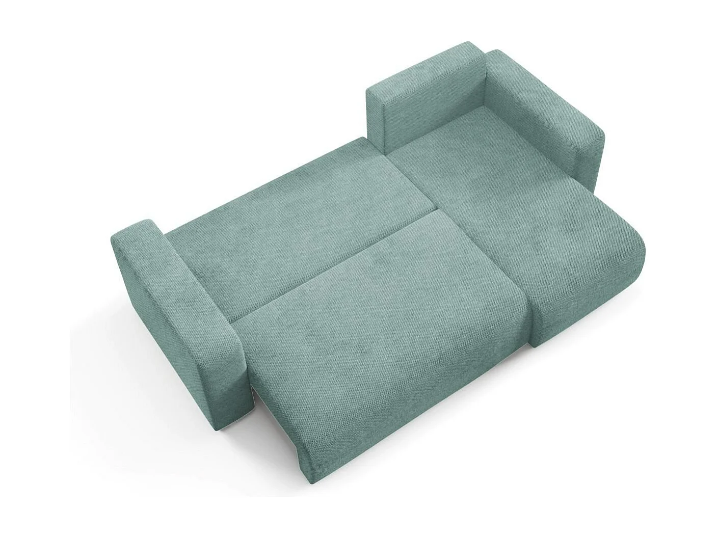 Ecksofa mit Schlaffunktion EVORA L Türkis