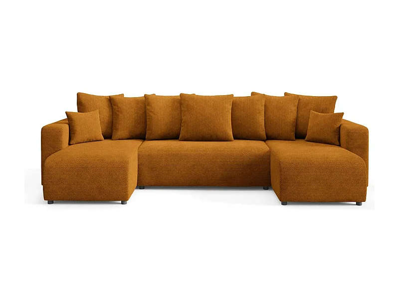 Ecksofa mit Schlaffunktion EVORA U Gelb