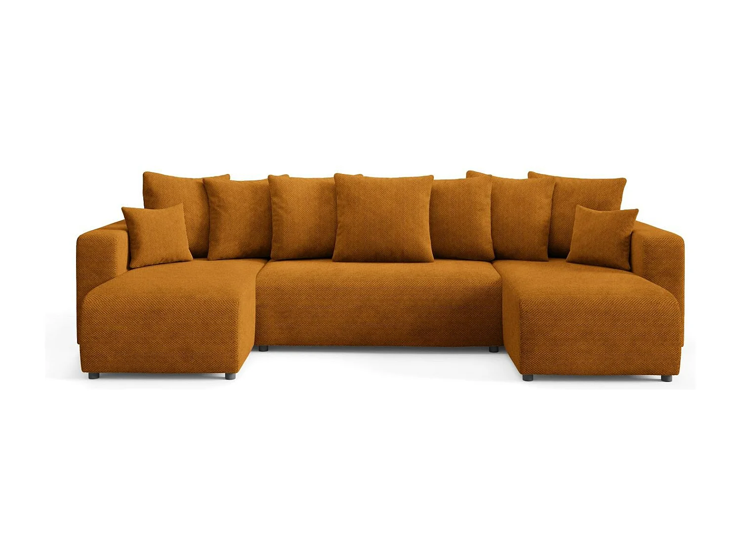 Ecksofa mit Schlaffunktion EVORA U Gelb