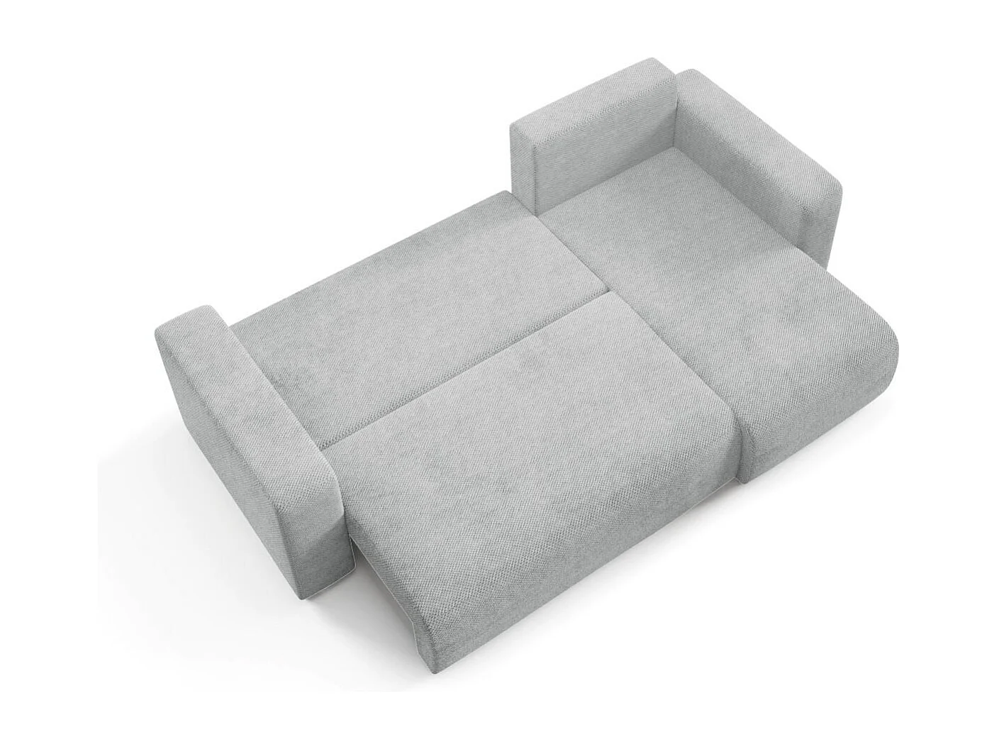 Canapé d'angle convertible EVORA L Gris