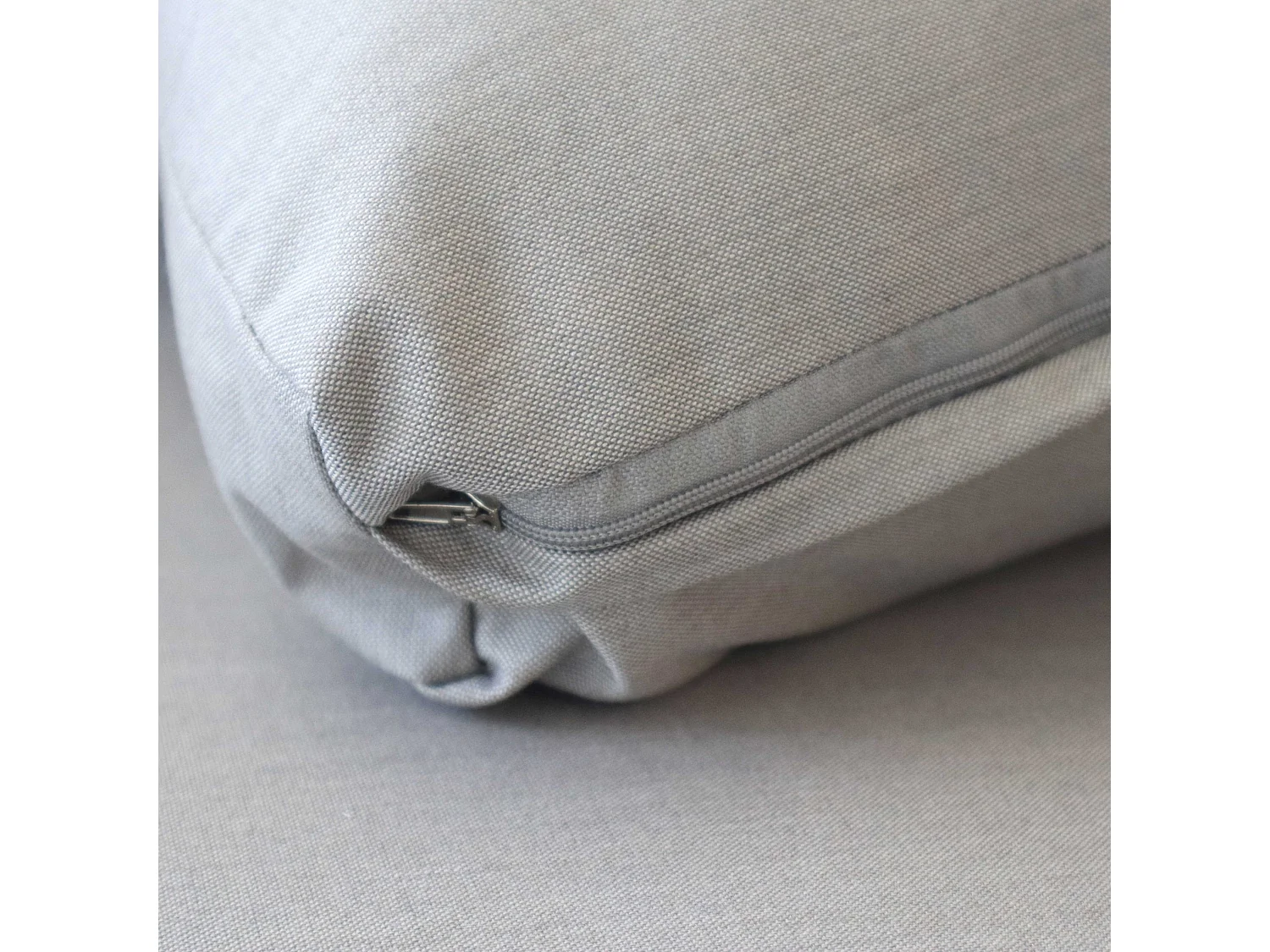 Salotto completo in alluminio bianco e corda "Pula"