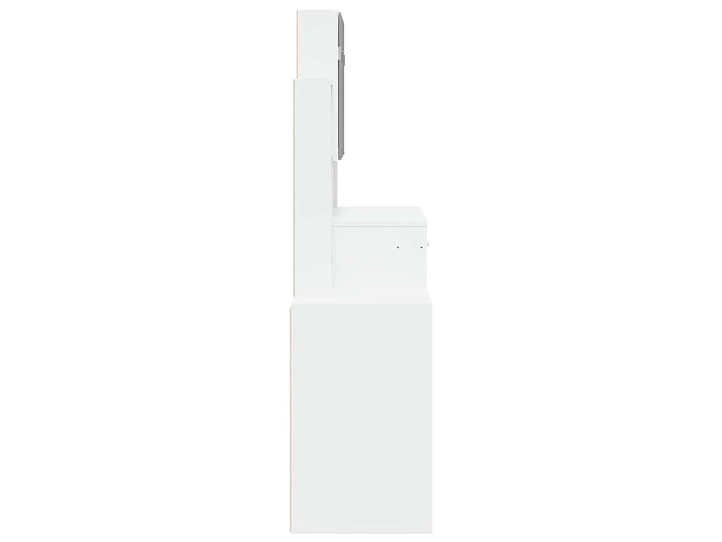 Toeletta con Armadietto Bianco 80x35x132 cm