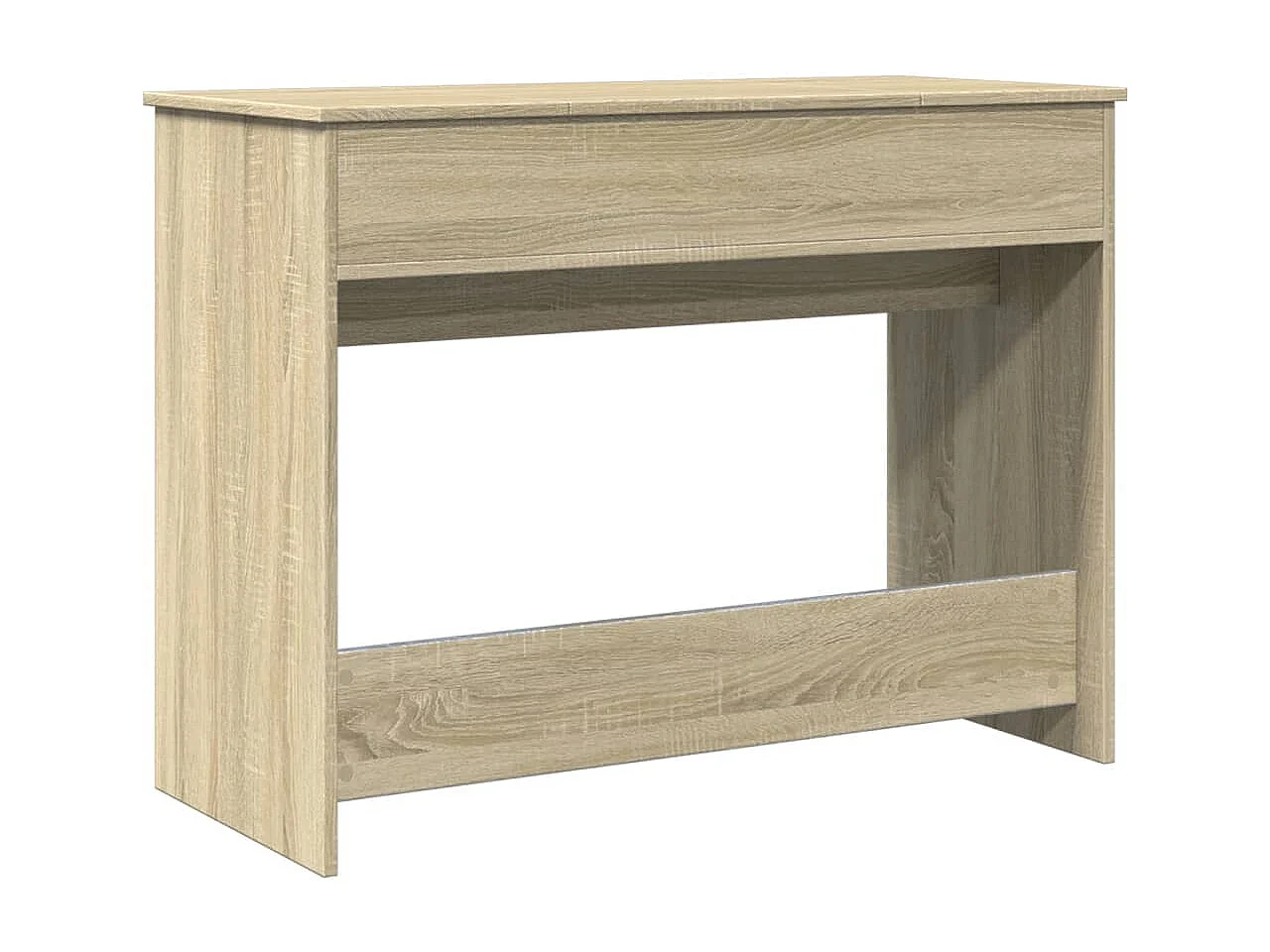 Nowoczesna Toaletka z Lustrem Dąb Sonoma 100x45x76 cm