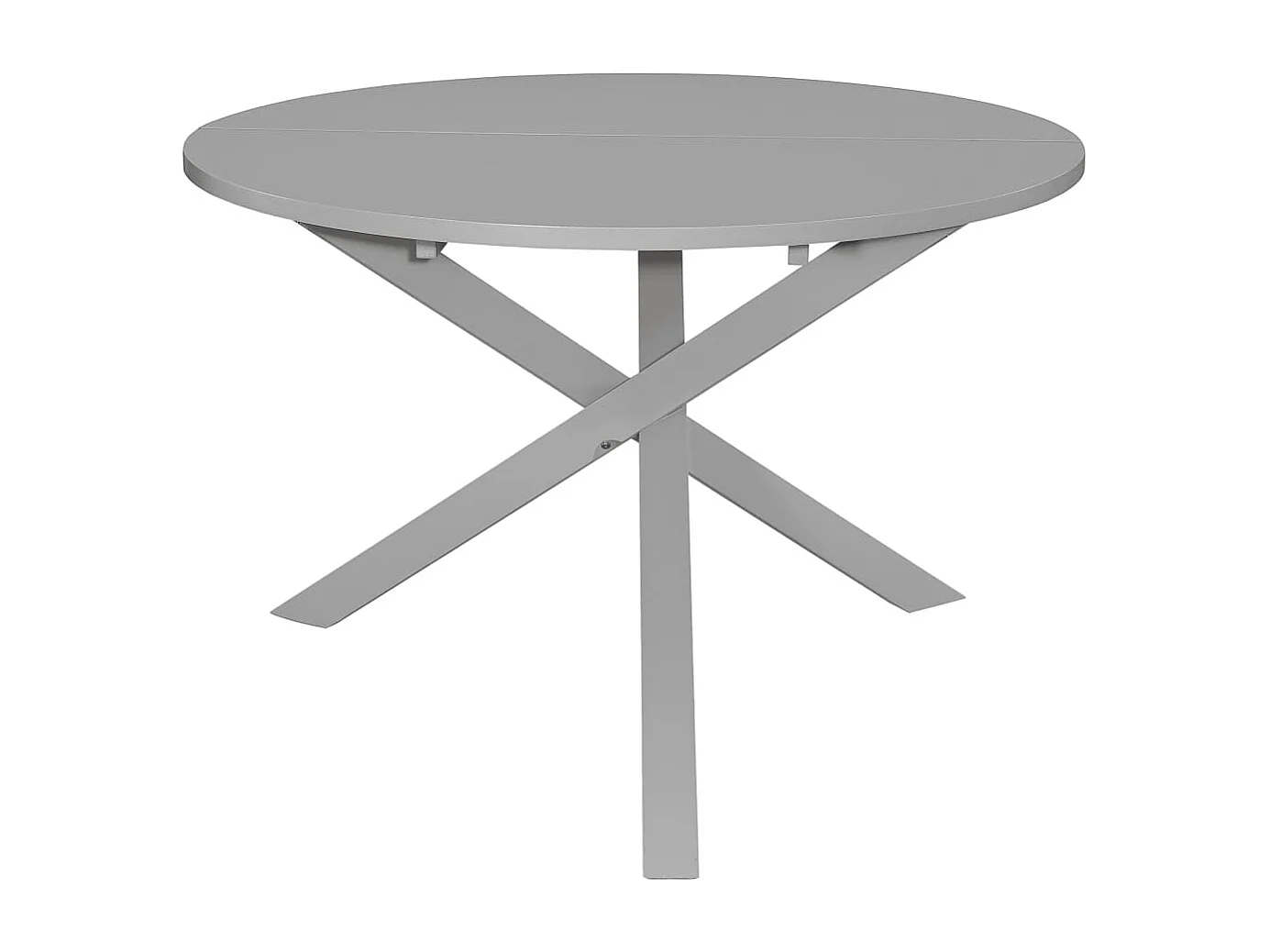Table à manger gris 120x75 cm MDF