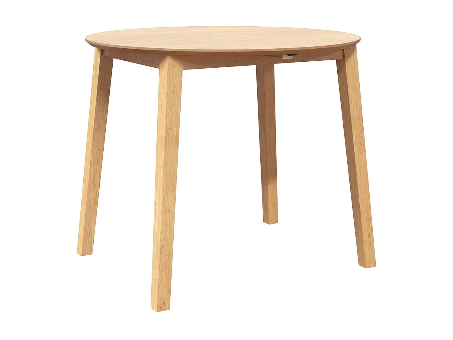 Esstisch Natur Massivholz Gummibaumholz