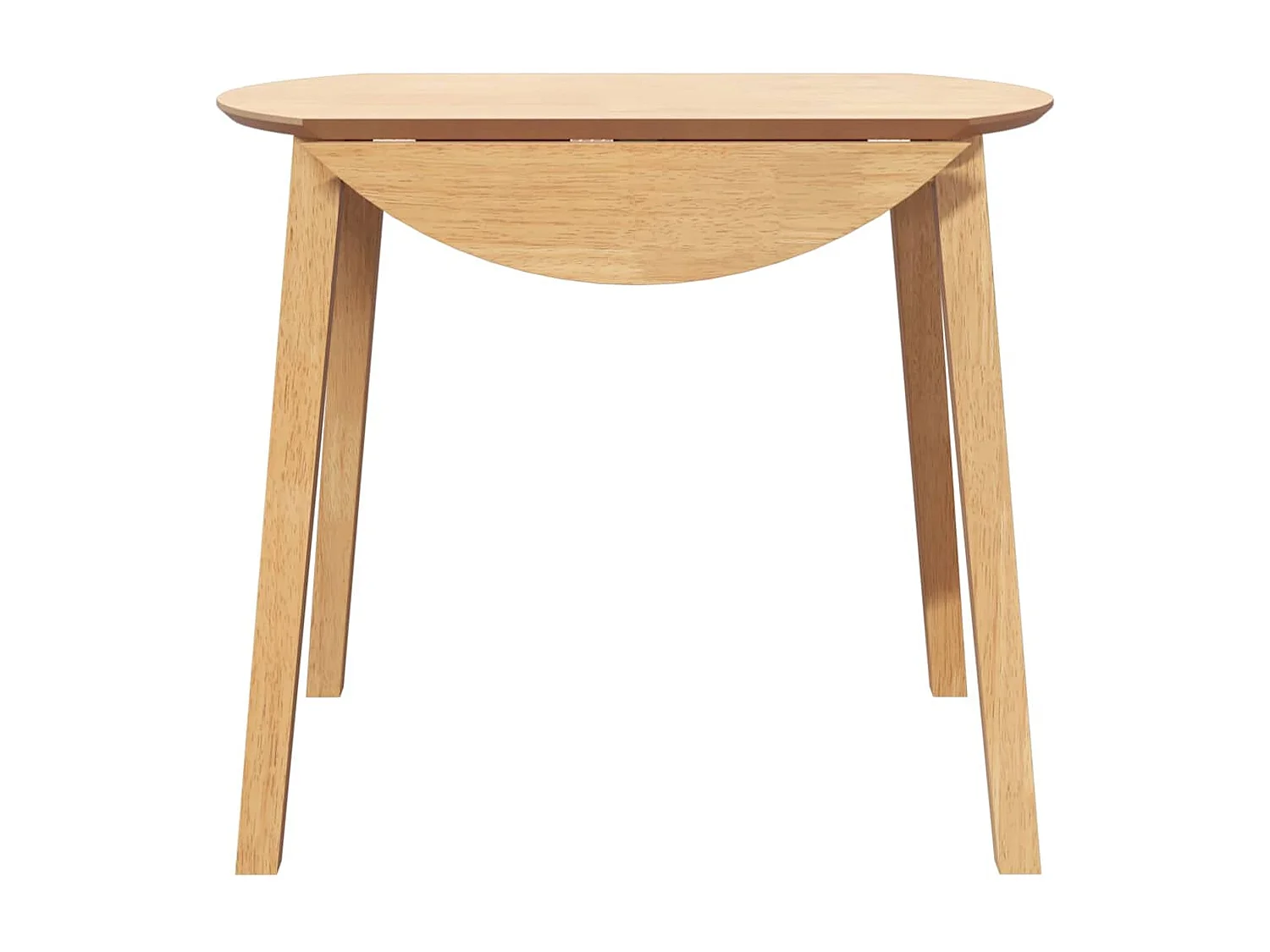 Esstisch Natur Massivholz Gummibaumholz