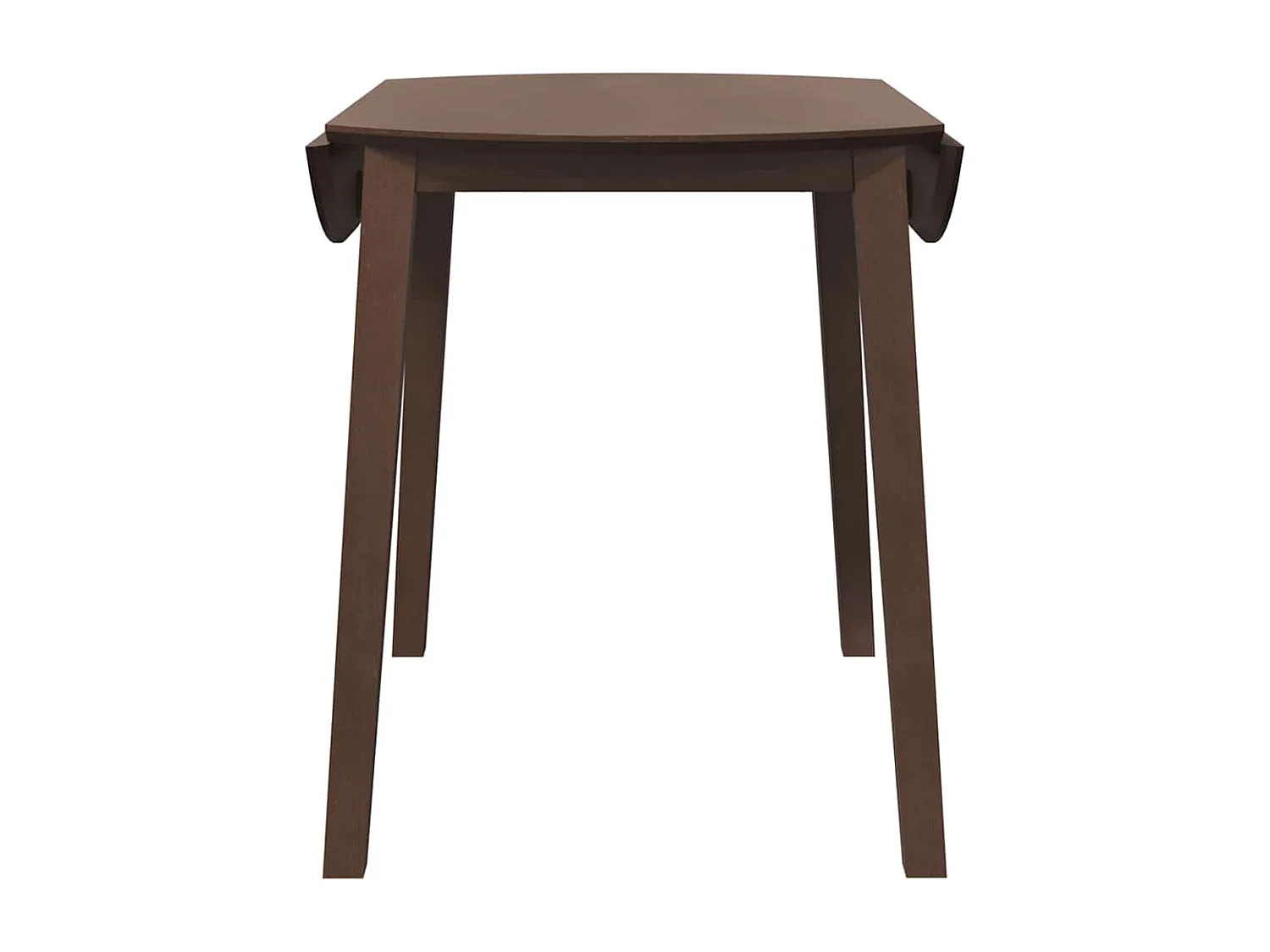 Tavolo da Pranzo Marrone in Legno Massello di Hevea