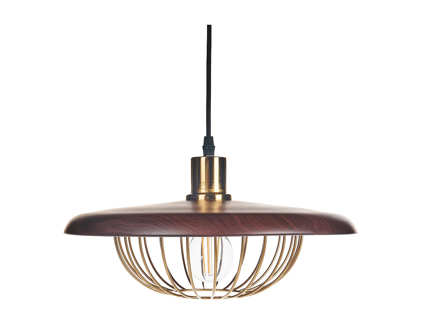 Lampe suspension TORDILLO Métal Doré