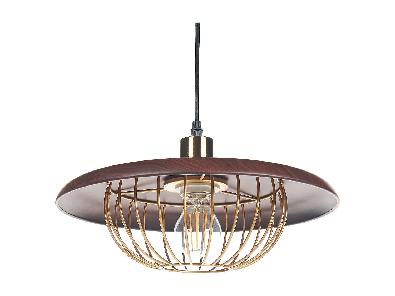 Lampe suspension TORDILLO Métal Doré