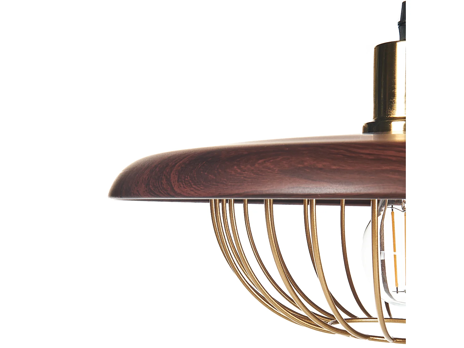 Lampe suspension TORDILLO Métal Doré