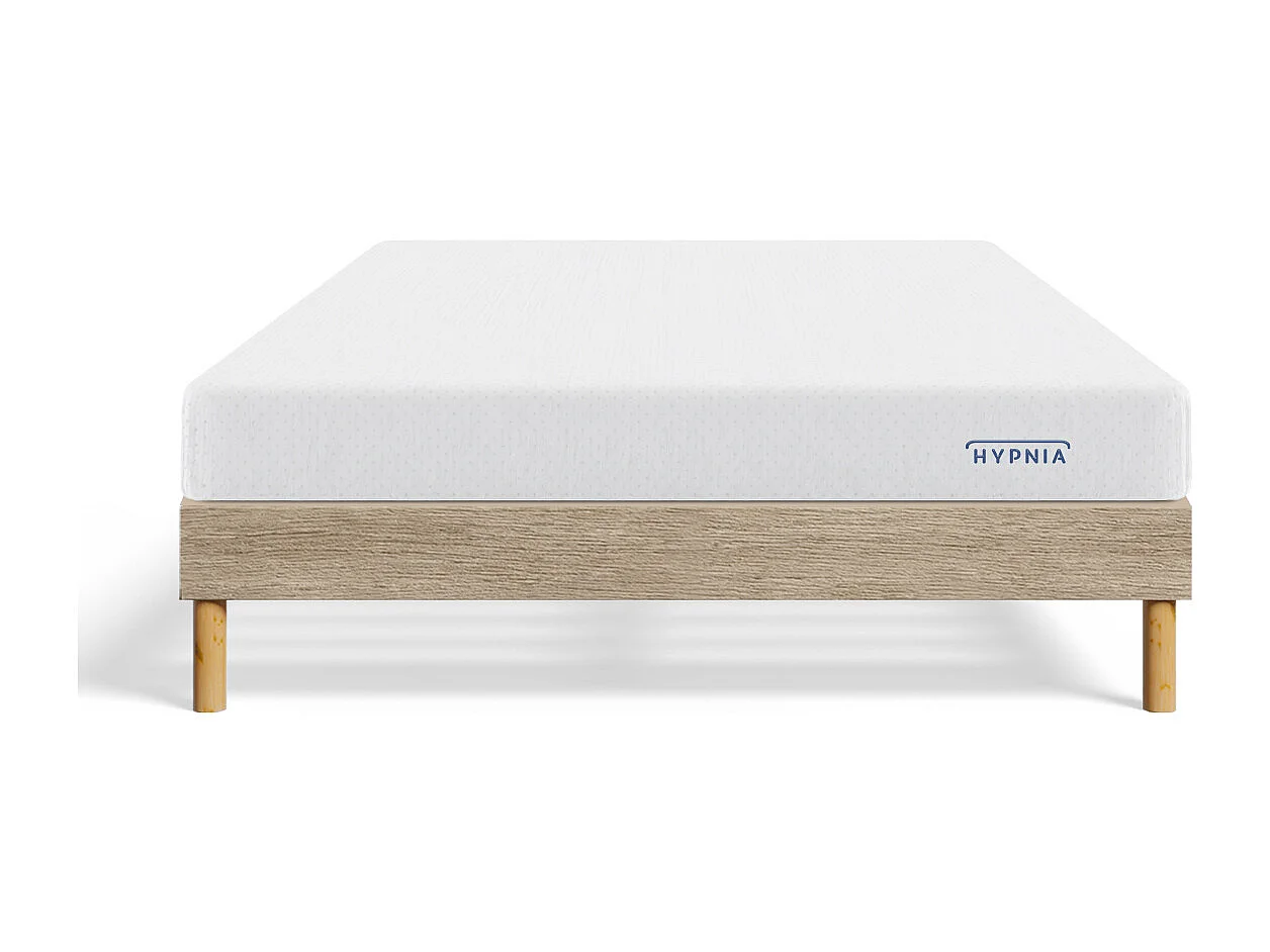 Ensemble Matelas Mémoire de forme 16cm | Sommier Anthracite 160x200cm