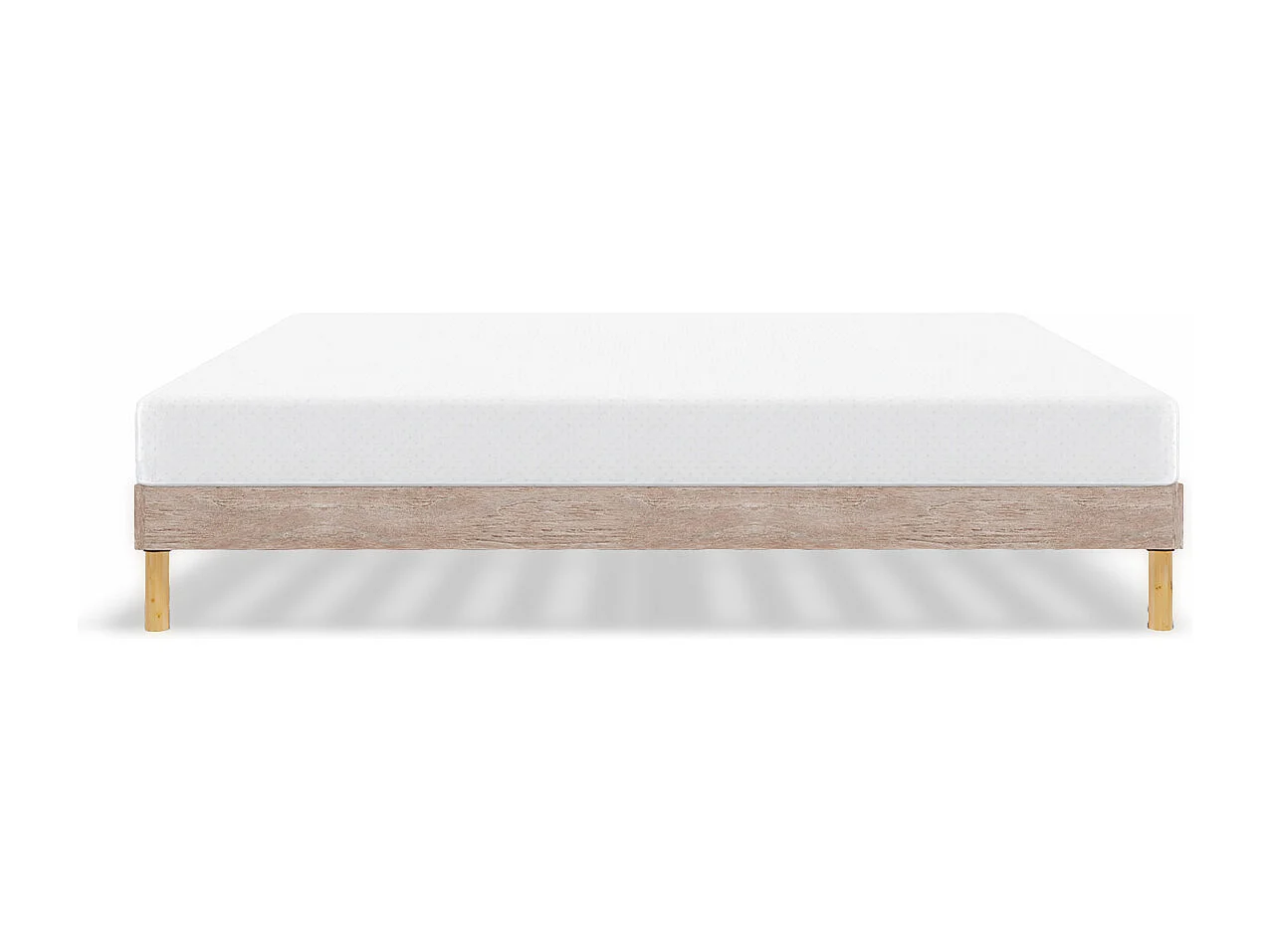 Ensemble Matelas Mémoire de forme 16cm | Sommier Anthracite 160x200cm