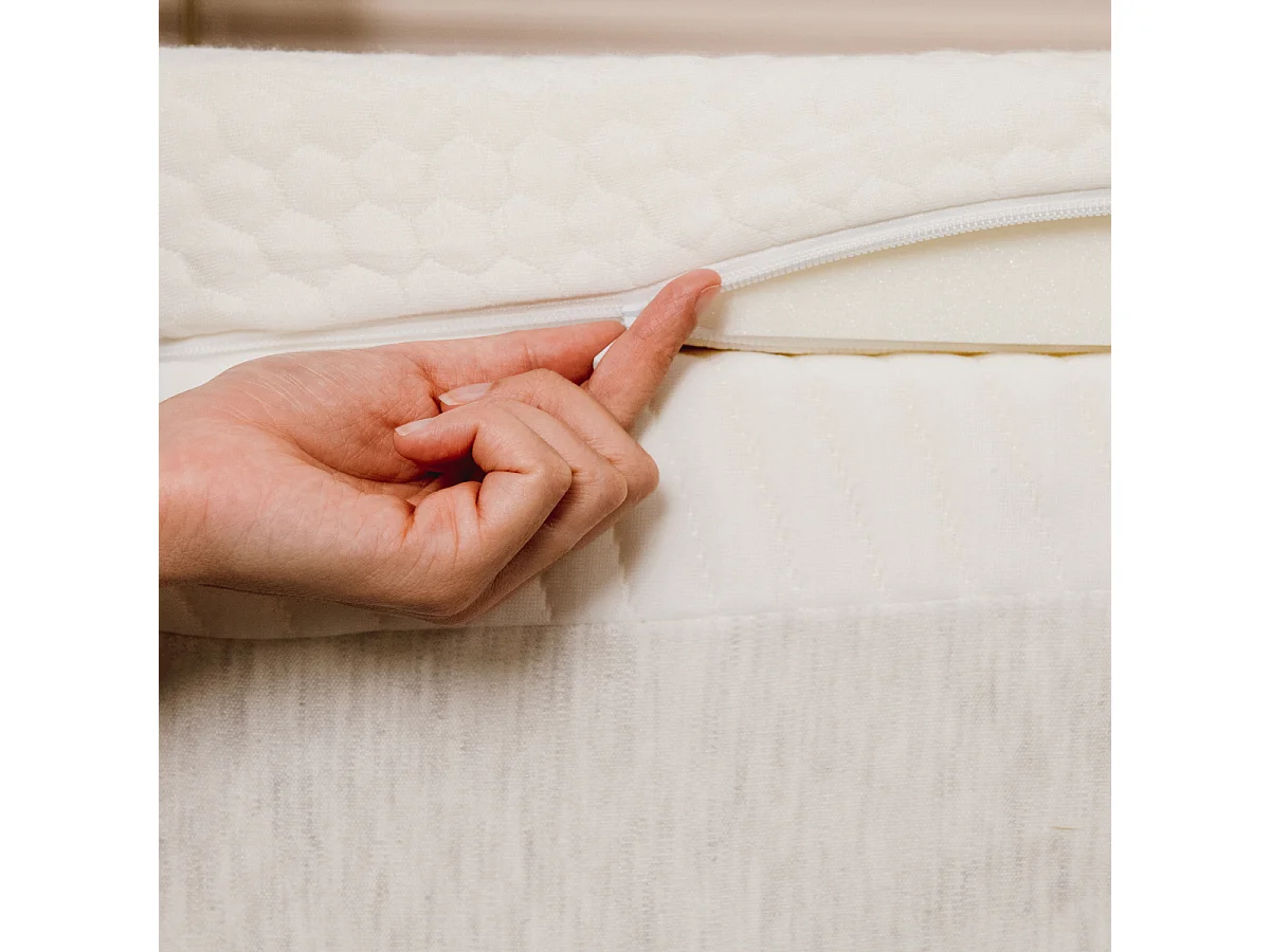 Surmatelas Bambou FERME 8cm déhoussable 90x190cm