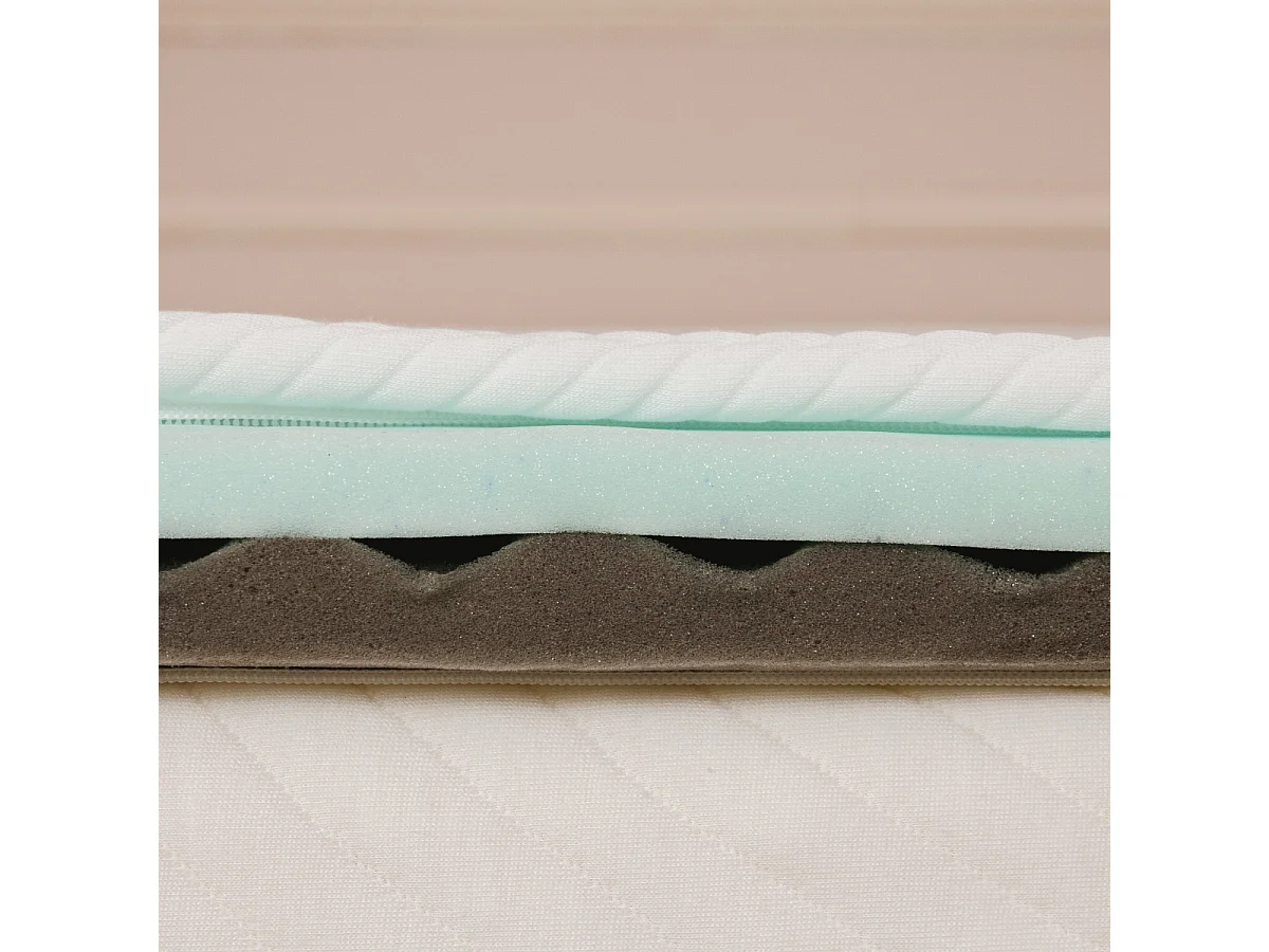 Surmatelas mousse mémoire de forme 5cm déhoussable 90x200cm