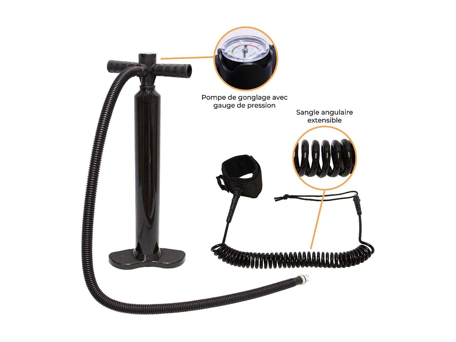 307cm Aufblasbares Paddle Board in Rot