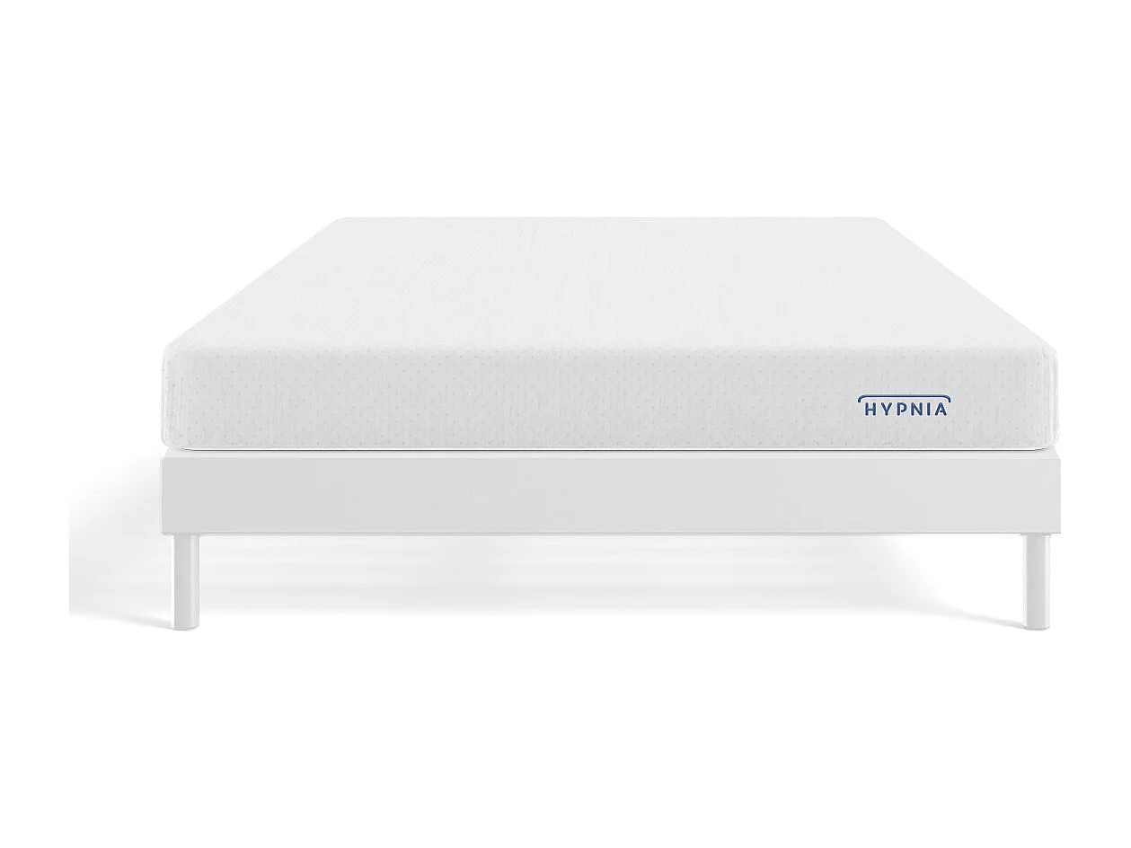 Ensemble Matelas Mémoire de forme 16cm | Sommier Blanc 140x190cm