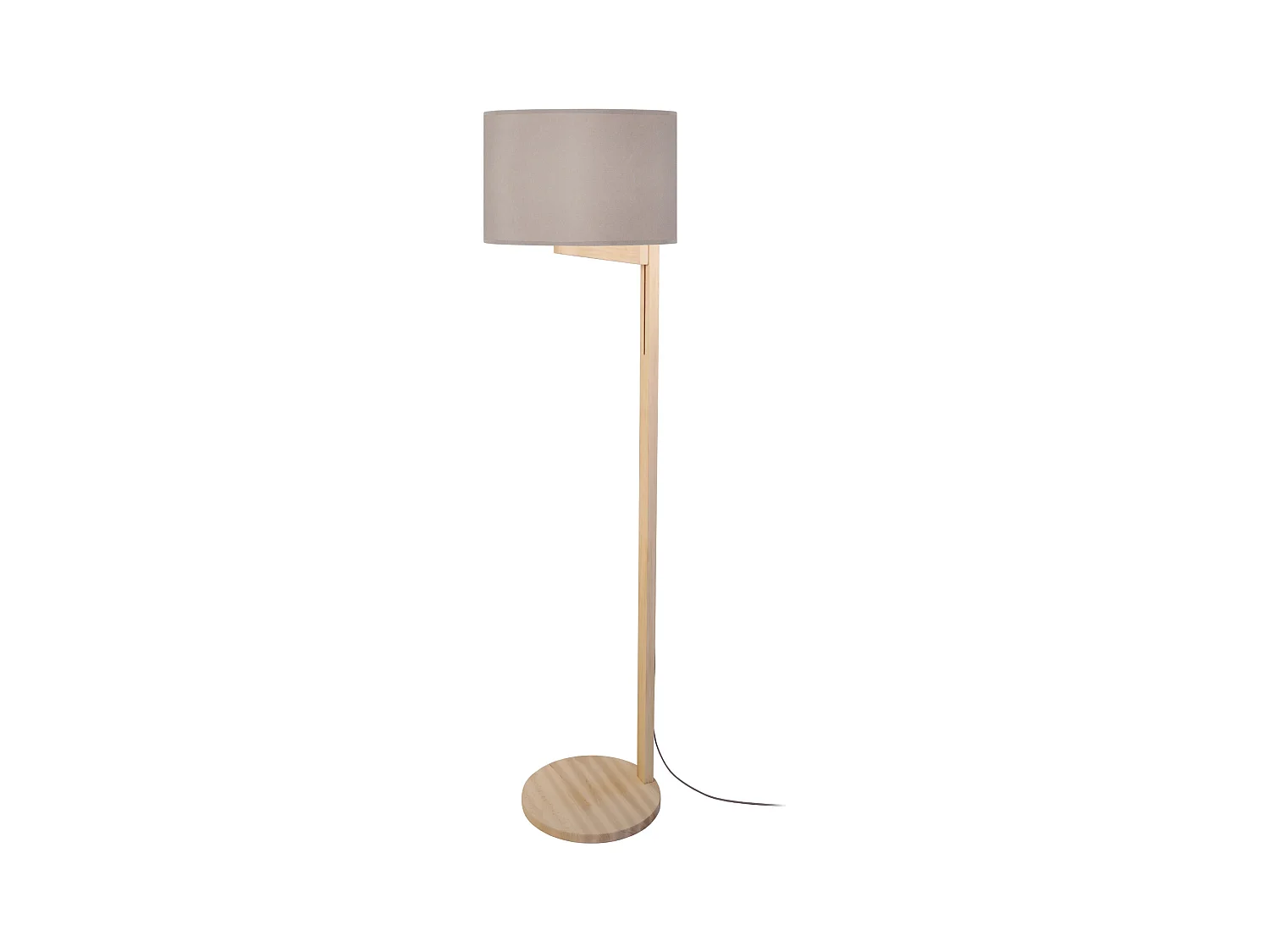 Lampadaire TOSEL ,bois,naturel,H168xD 45xP45cm