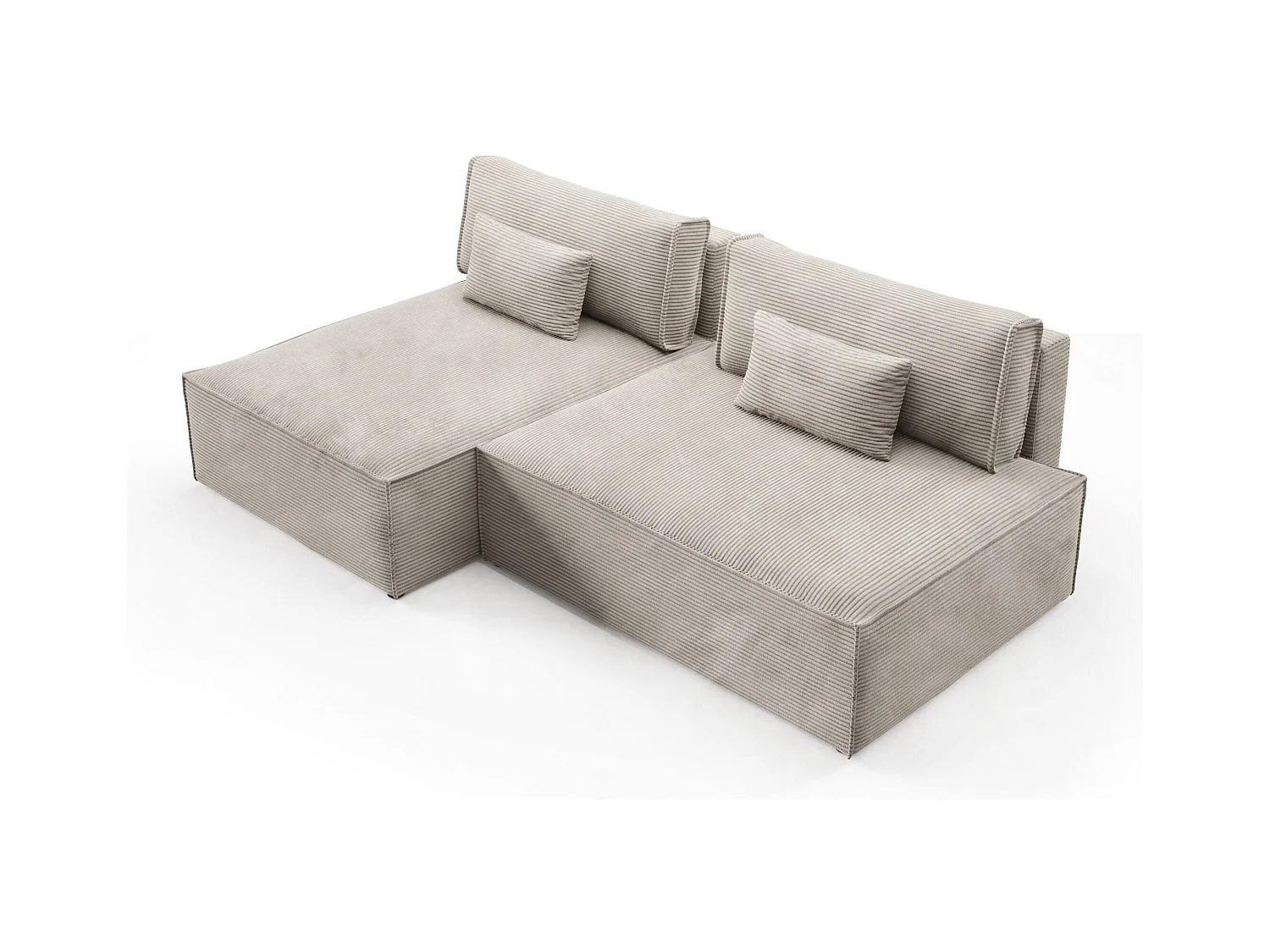 Modular Canapé d'angle convertible LUCCA Beige