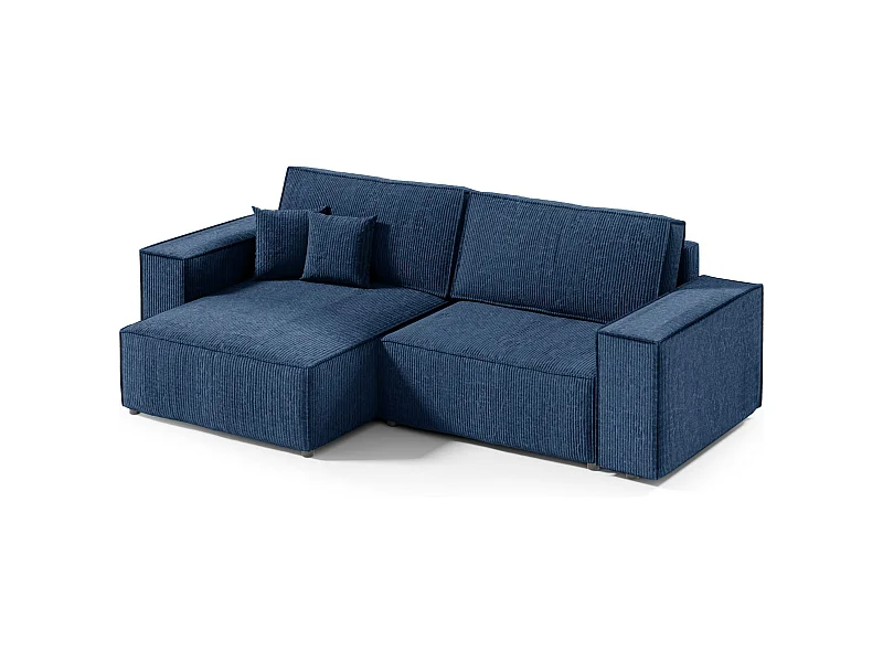 Canapé d'angle convertible MILLE Mini Bleu