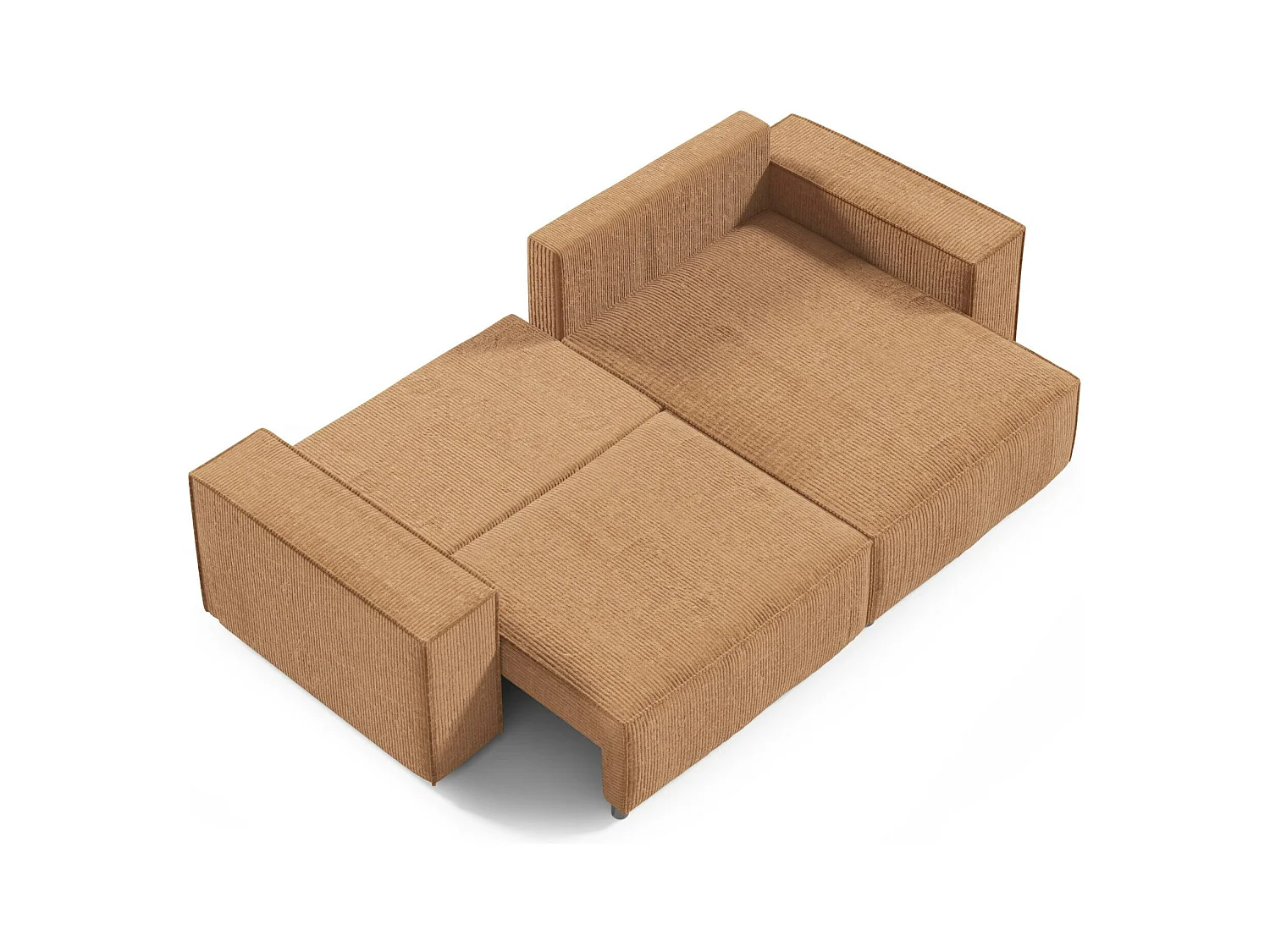 Ecksofa mit Schlaffunktion MILLE Mini Blau