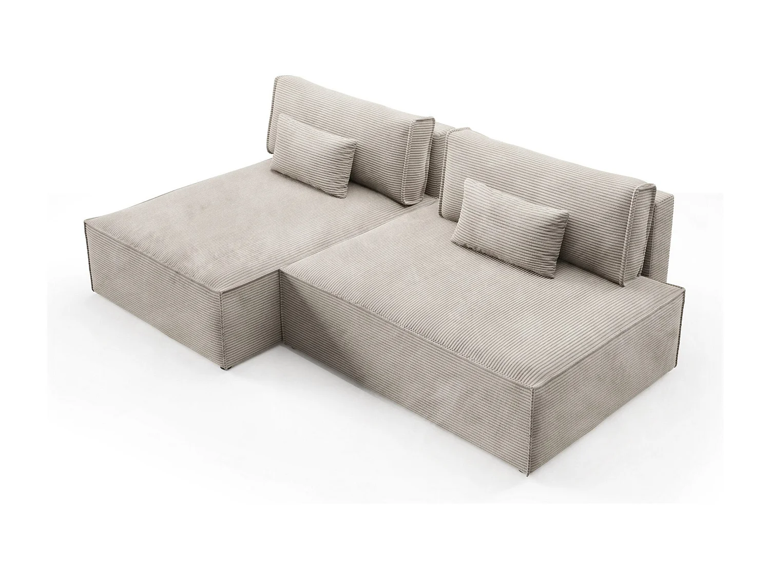 Modular Canapé d'angle convertible LUCCA Cuivre