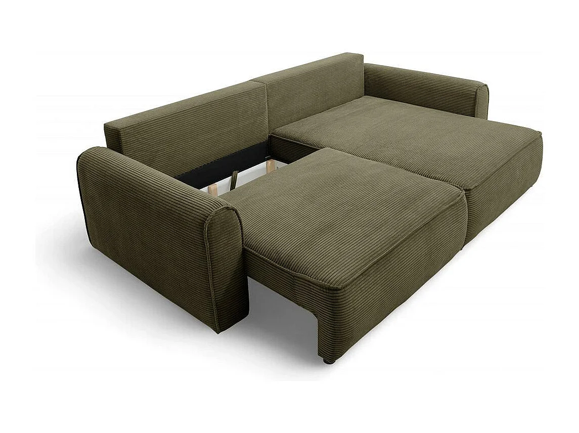 Canapé d'angle convertible MARTIN Gris Anthracite