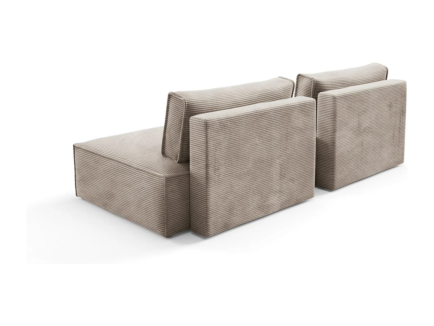 Modular Canapé d'angle convertible LUCCA Creme