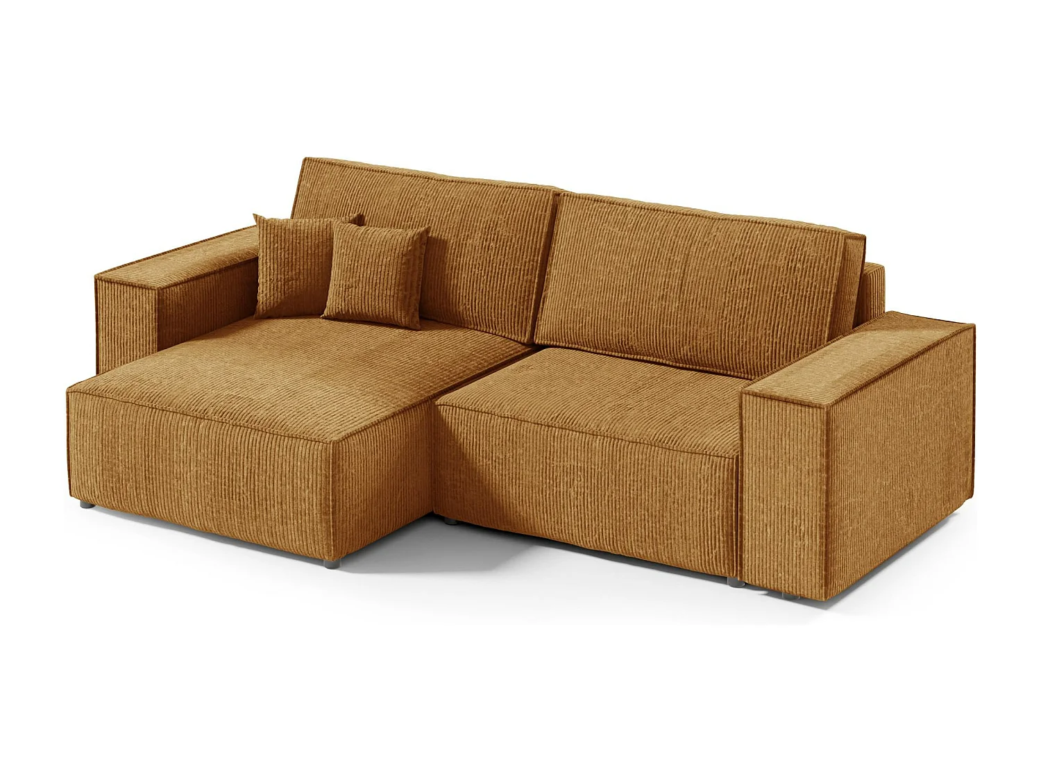 Ecksofa mit Schlaffunktion MILLE Mini Orange