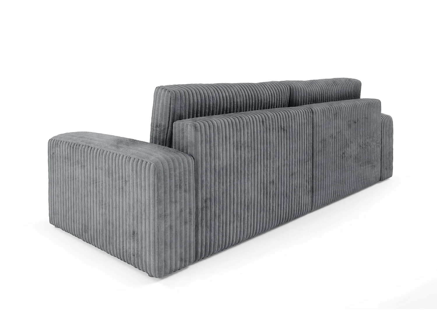 Schlafsofa 4-Sitzer Cord FANO Grau