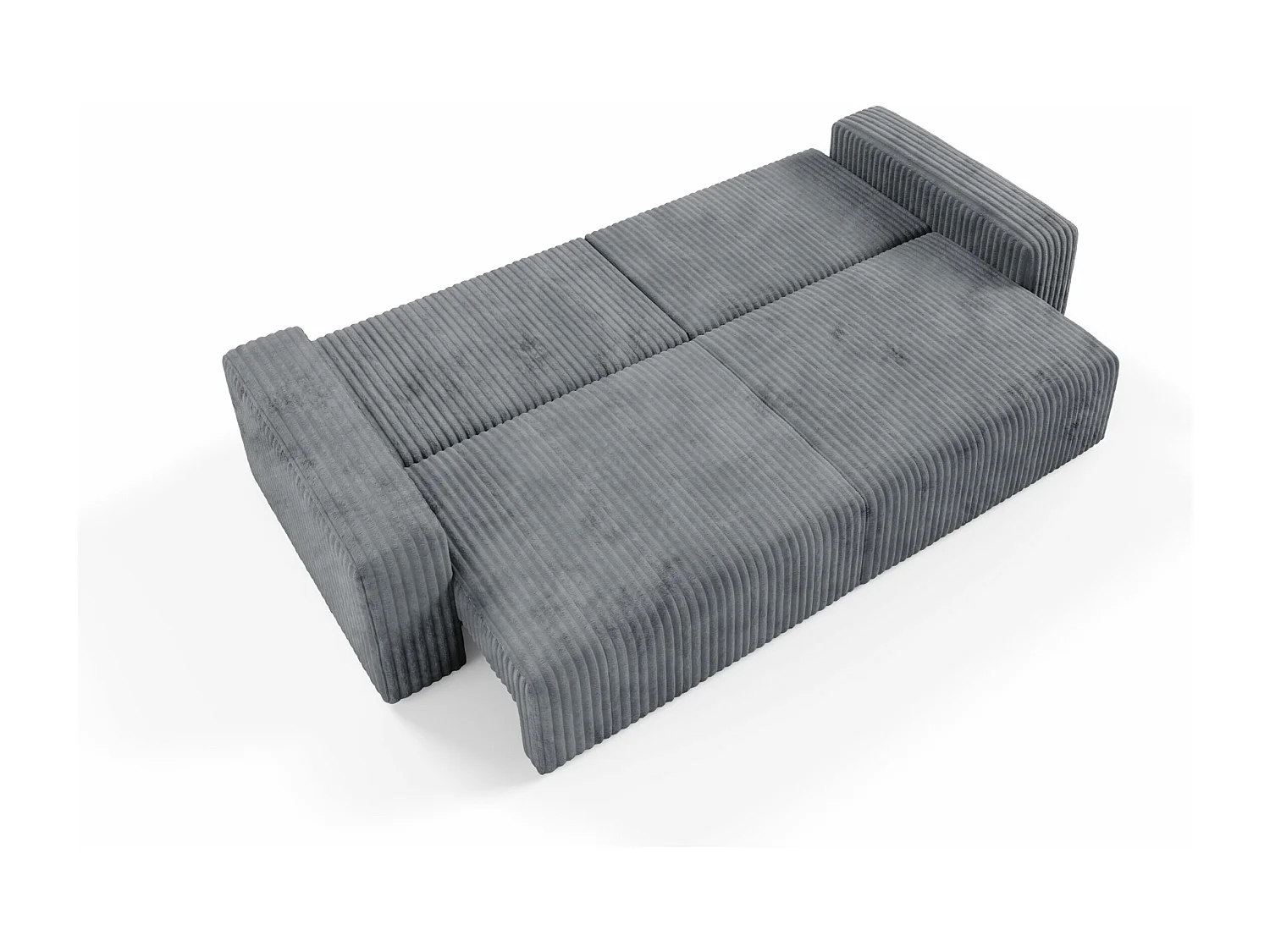 Schlafsofa 4-Sitzer Cord FANO Grau