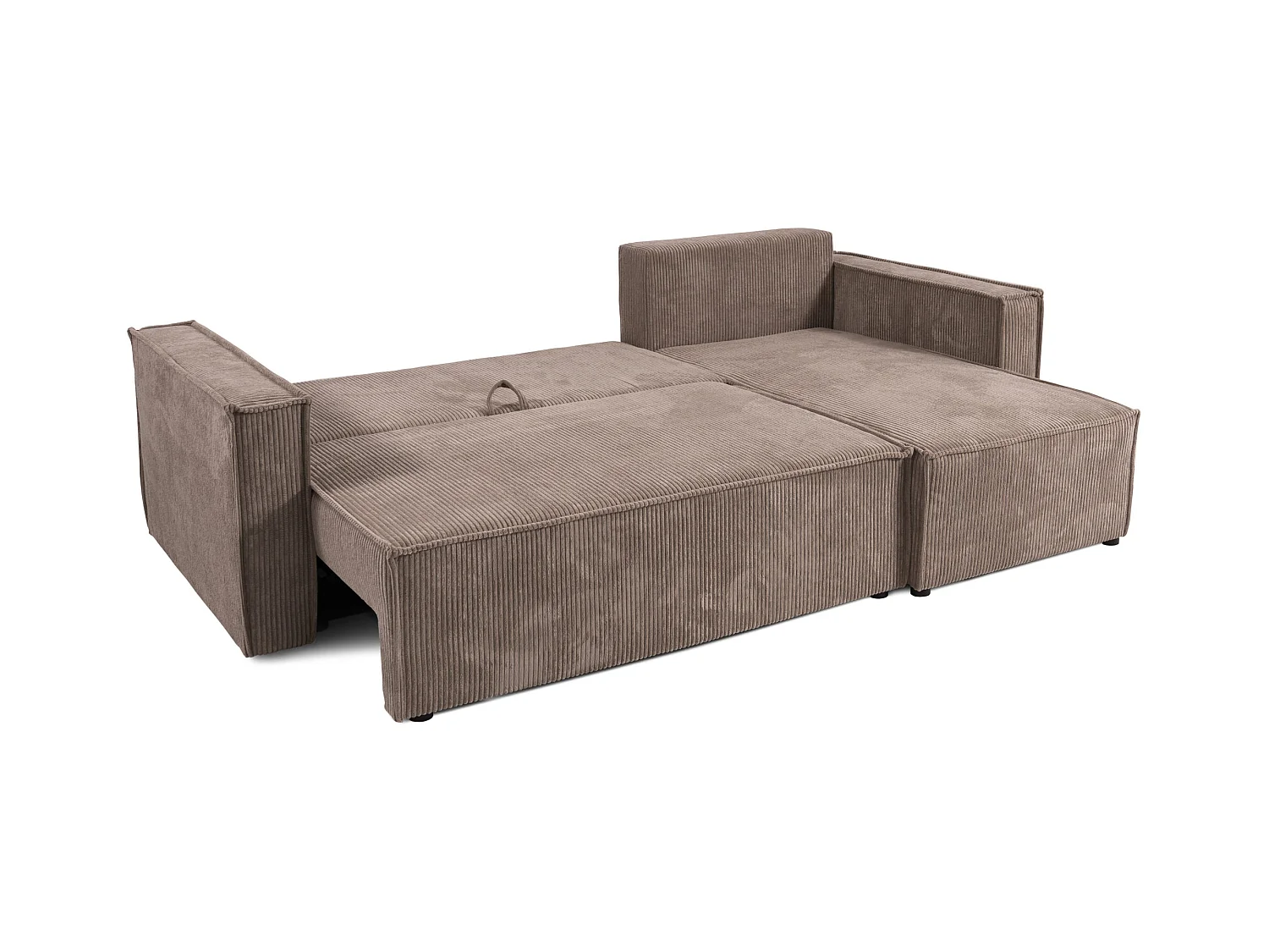 Canapé d'angle convertible Cord JIMMY Bleu