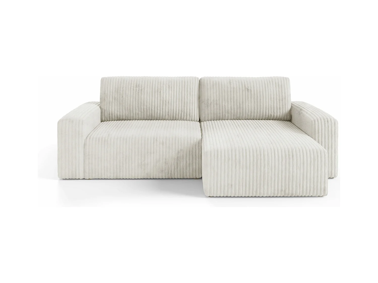 Canapé d'angle convertible Cord FANO Beige