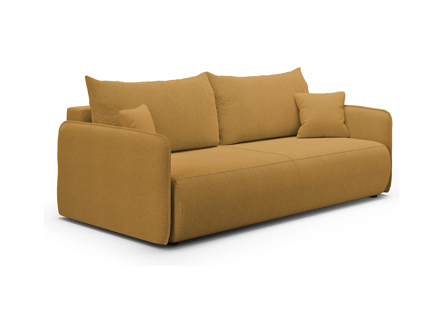 Canapé convertible 4 places FOREST Jaune