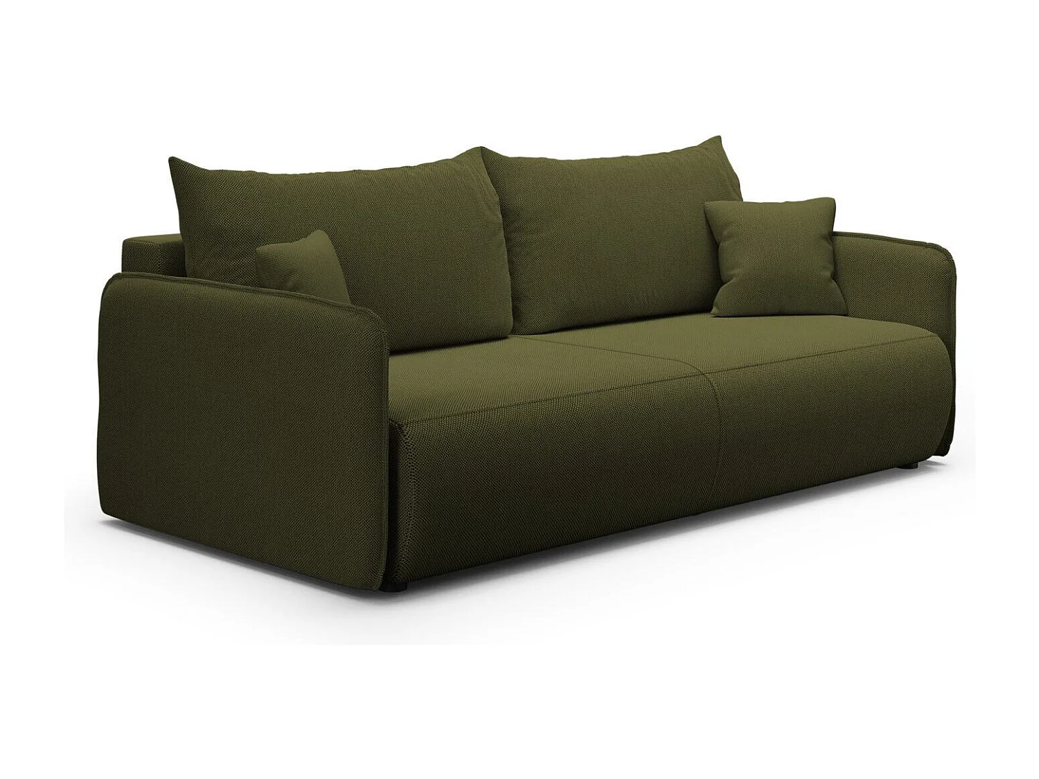 Canapé convertible 4 places FOREST Vert olive