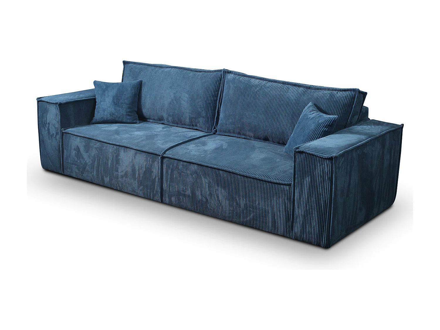 Schlafsofa mit Bettkasten MILLE Blau