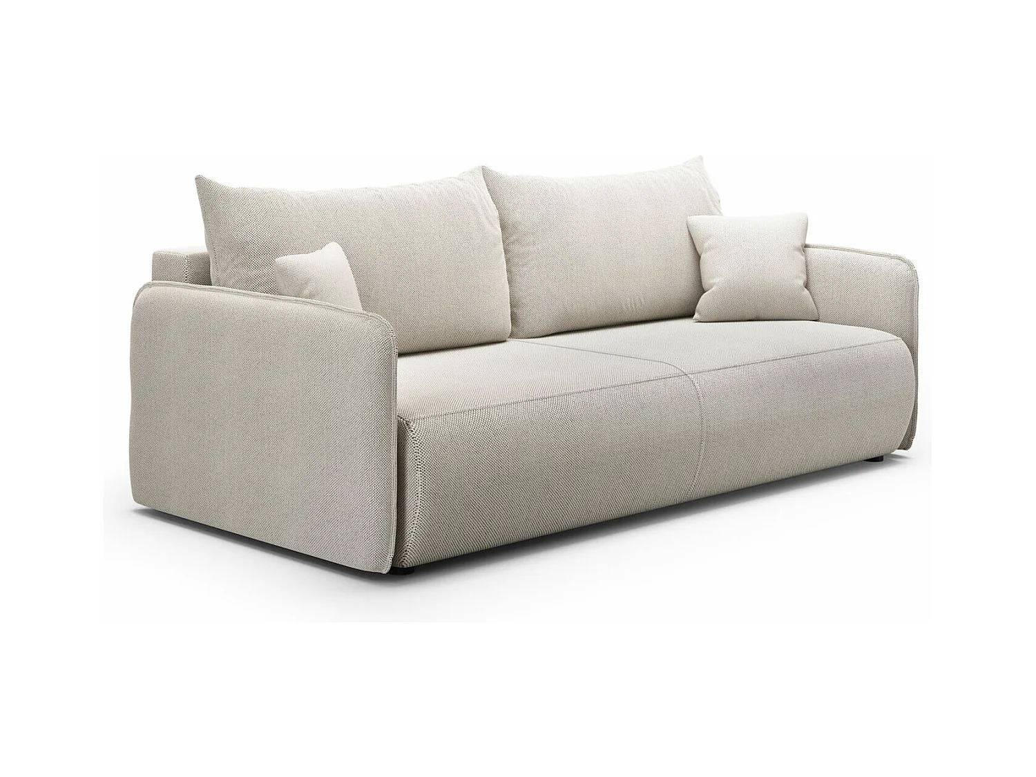 Canapé convertible 4 places FOREST Creme