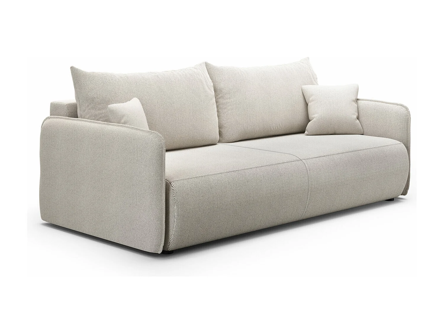 Canapé convertible 4 places FOREST Creme