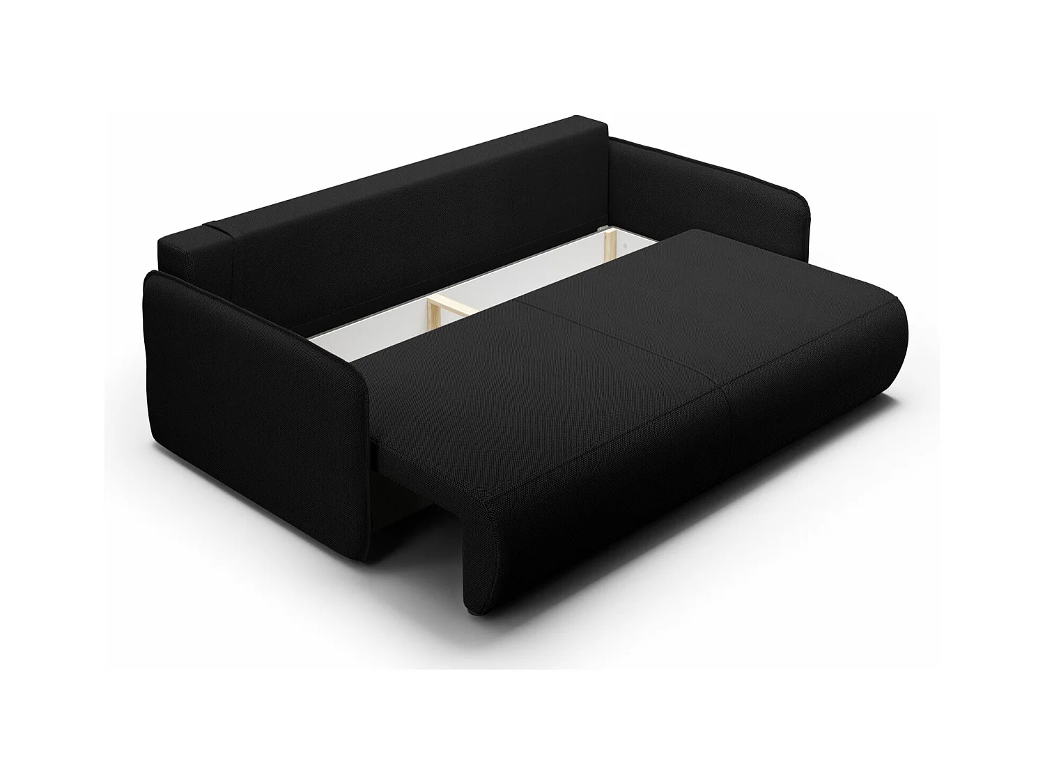 Schlafsofa 4-Sitzer FOREST Schwarz