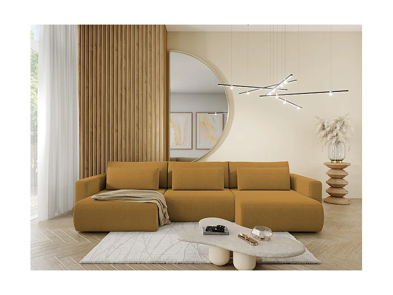 Ecksofa mit Schlaffunktion WELLY U Gelb