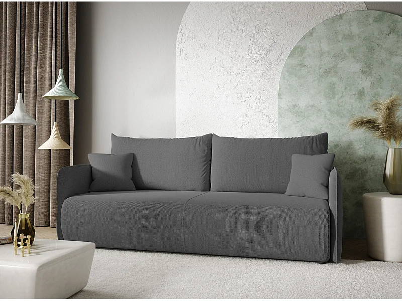 Schlafsofa 4-Sitzer FOREST Grau anthracite