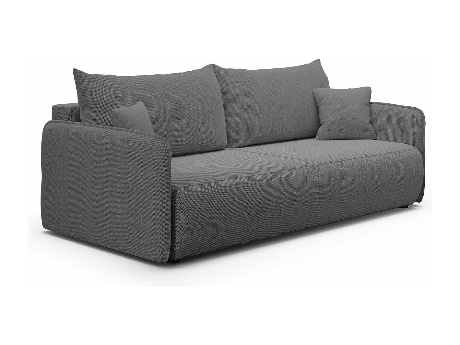 Schlafsofa 4-Sitzer FOREST Grau anthracite