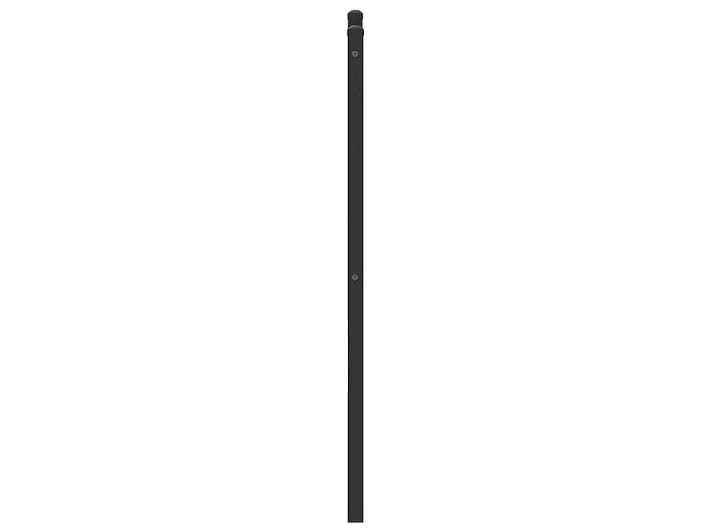 Głowica łóżka Dąb Brązowy Drewno Inżynieryjne i Stal 107 cm - Design Przemysłowy - Wsparcie dla Pleców - Solidna