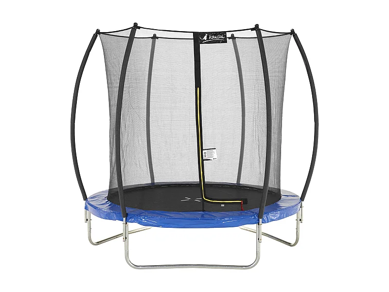 Kangui - Trampoline rond Ø250cm avec filet de sécurité intérieur- Bleu-  FPR 250