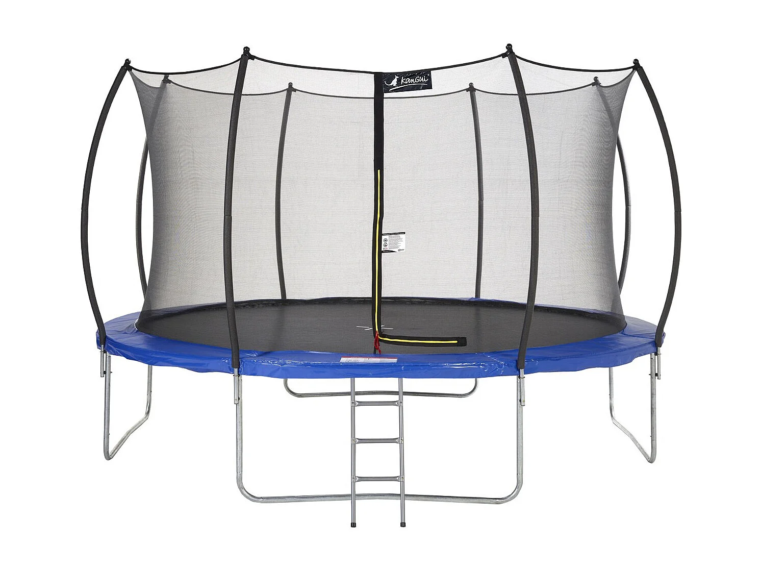 Kangui - Trampoline rond Ø430cm avec filet de sécurité et échelle - Bleu -  FPR 430